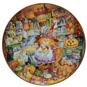 Scaredy Cats Limited Edition 8" Inch Collector Plate by Bill Bell